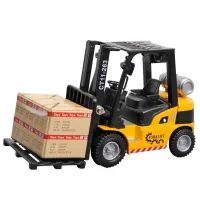 Heftruck met licht en geluid geel